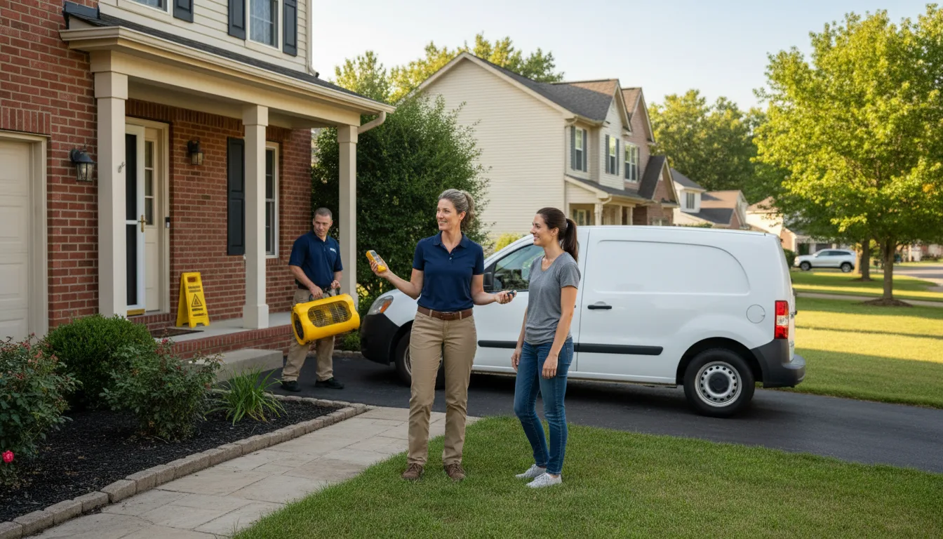 Residential water damage restoration in Surprise, AZ